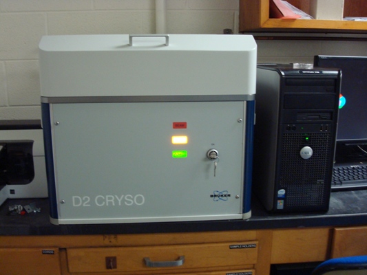Bruker D2 CRYSO Diffraction System.
