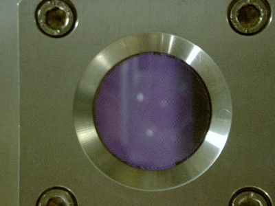 The  higher density of the inductively coupled plasma in the Oxford RIE allows for higher etch rates. 